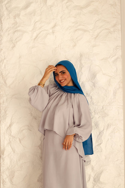 Nara Set|Blouse|Skirt In Grey