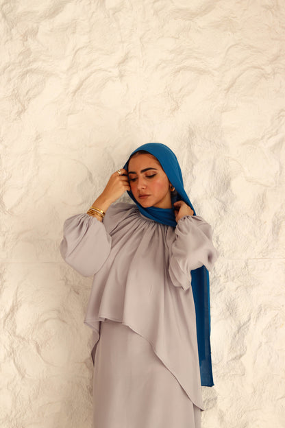 Nara Set|Blouse|Skirt In Grey