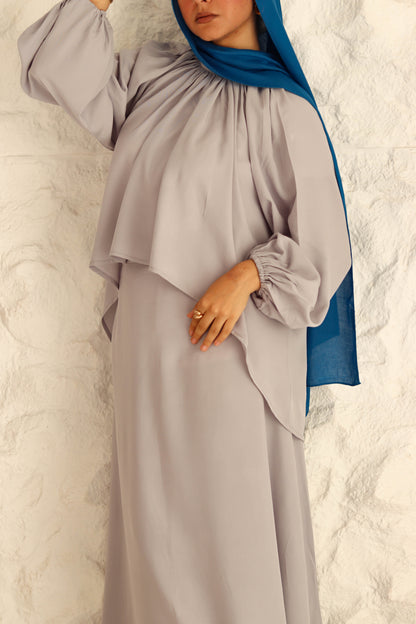 Nara Set|Blouse|Skirt In Grey