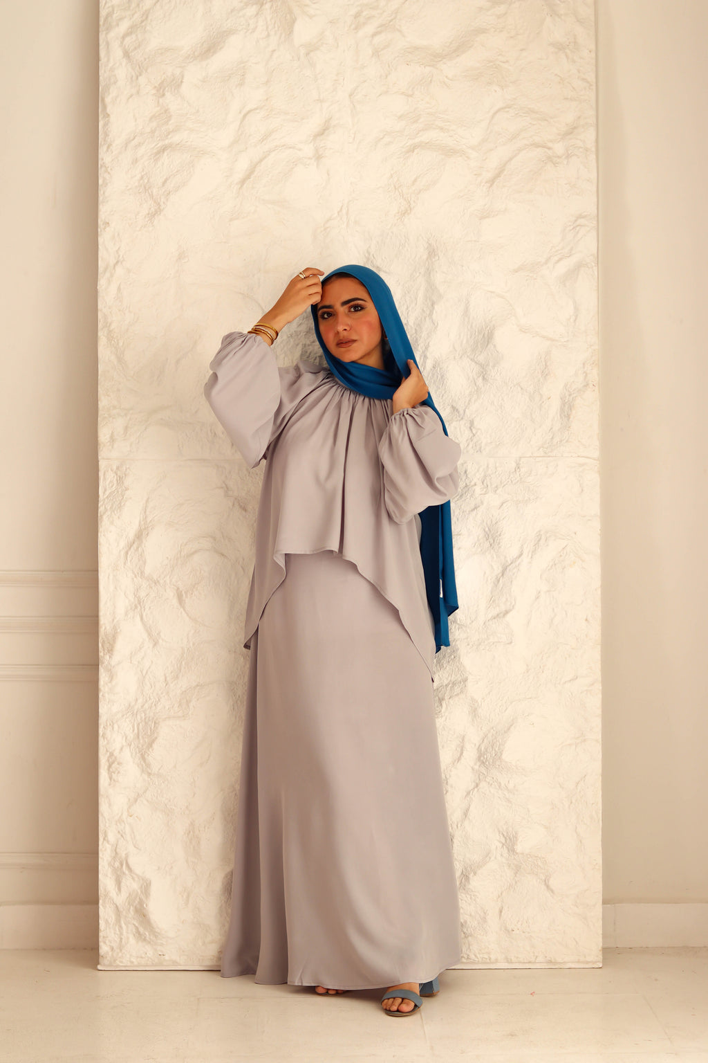 Nara Set|Blouse|Skirt In Grey