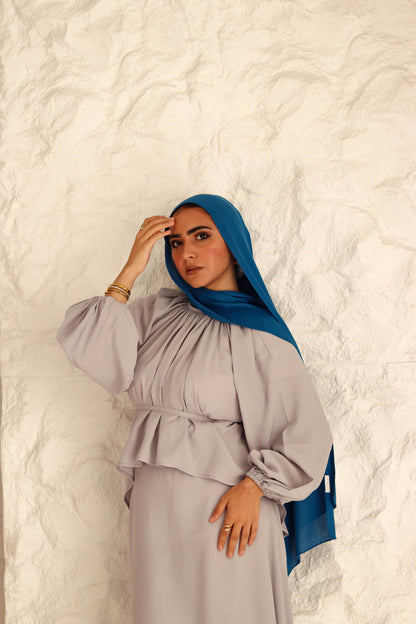 Nara Set|Blouse|Skirt In Grey