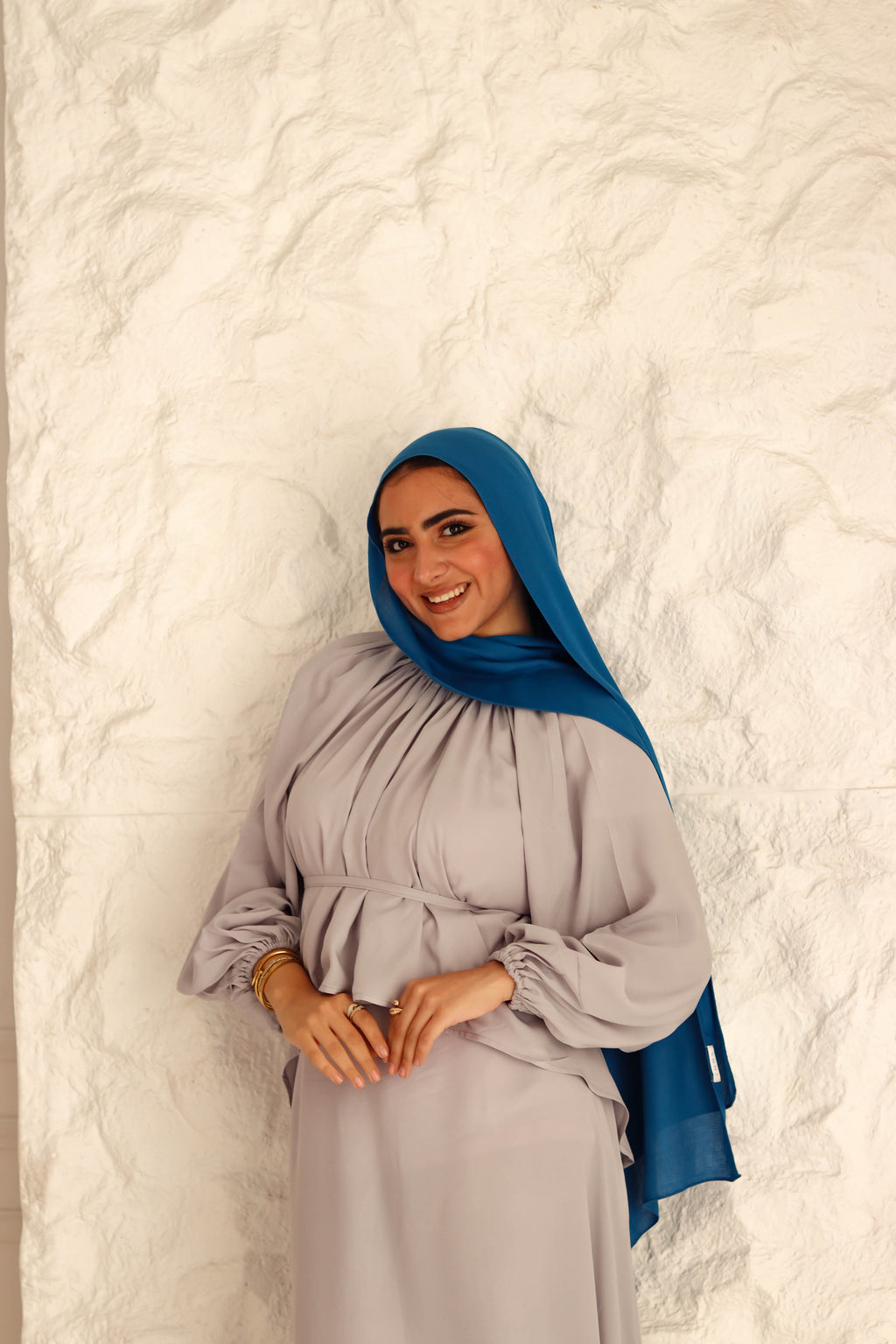 Nara Set|Blouse|Skirt In Grey
