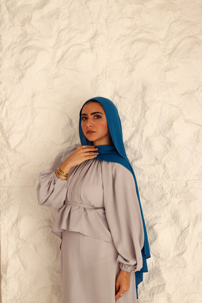 Nara Set|Blouse|Skirt In Grey