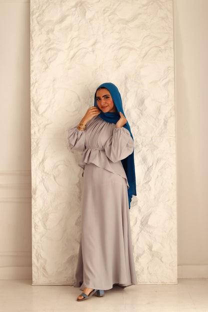 Nara Set|Blouse|Skirt In Grey
