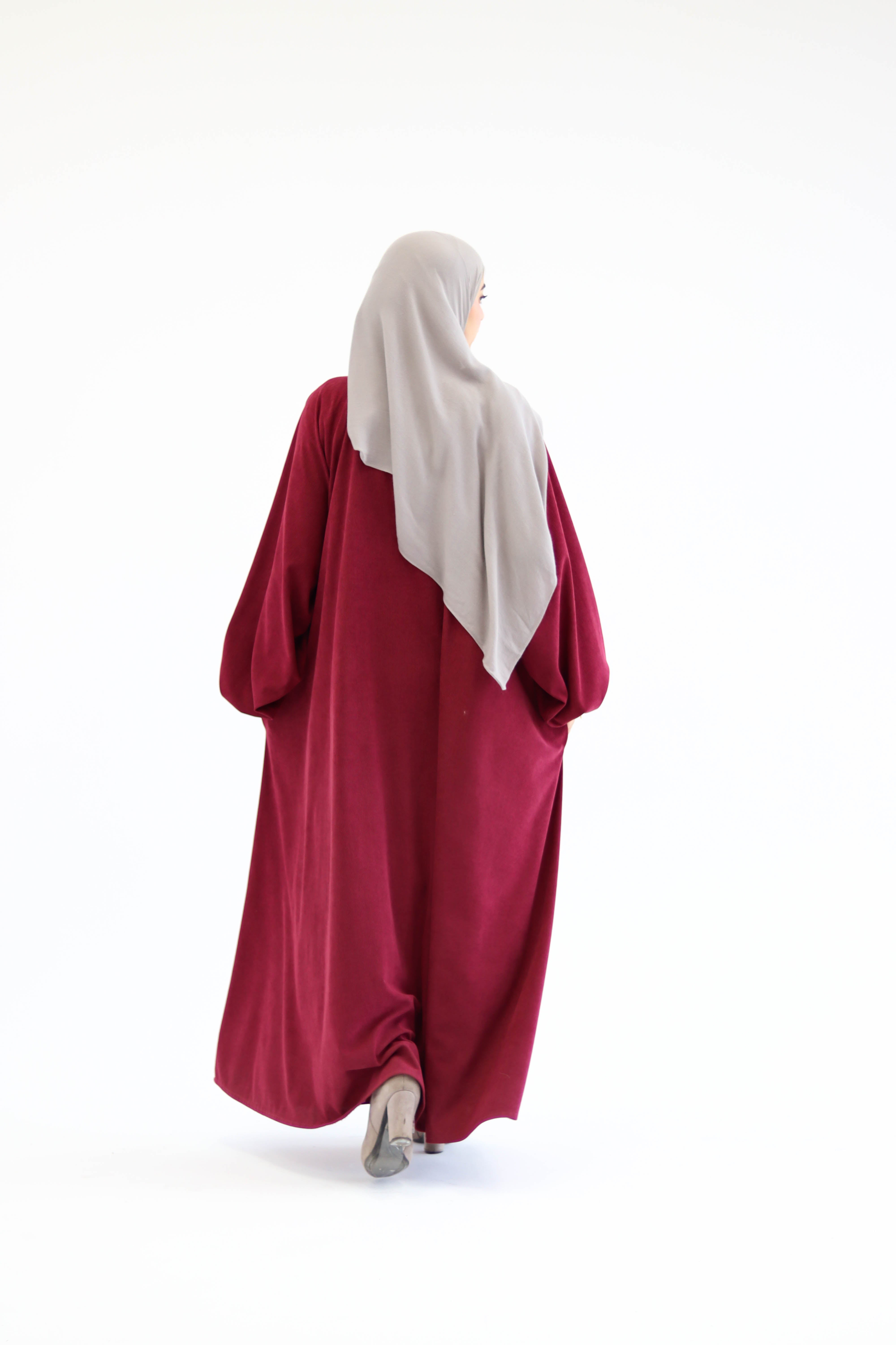 Folloria Dress In Burgundy
