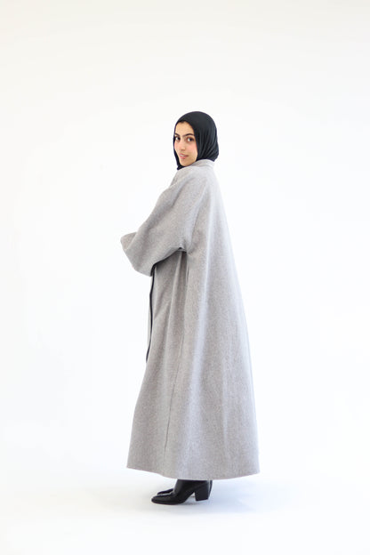 Tiana Dress Coat In Grey