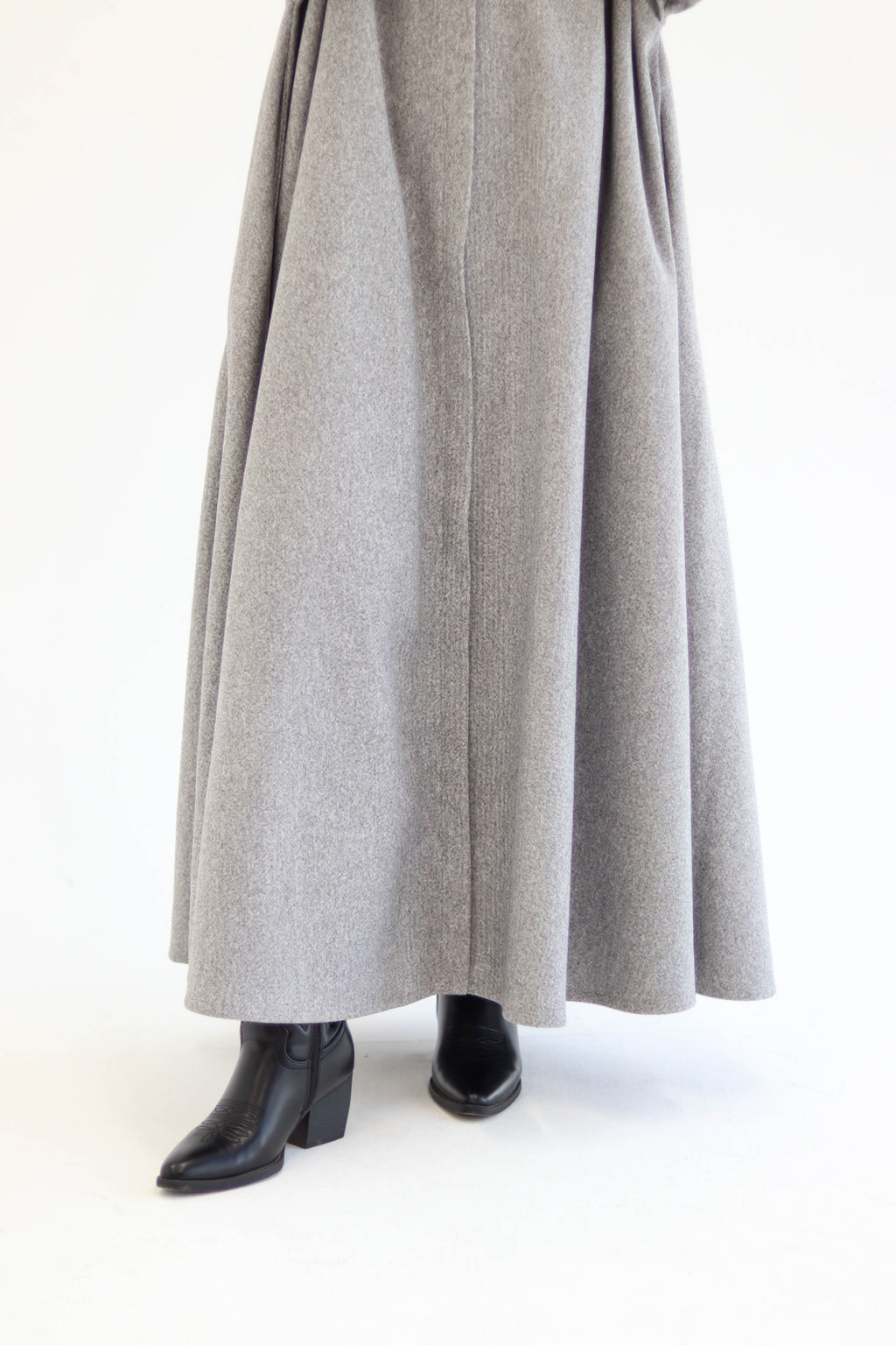 Tiana Dress Coat In Grey