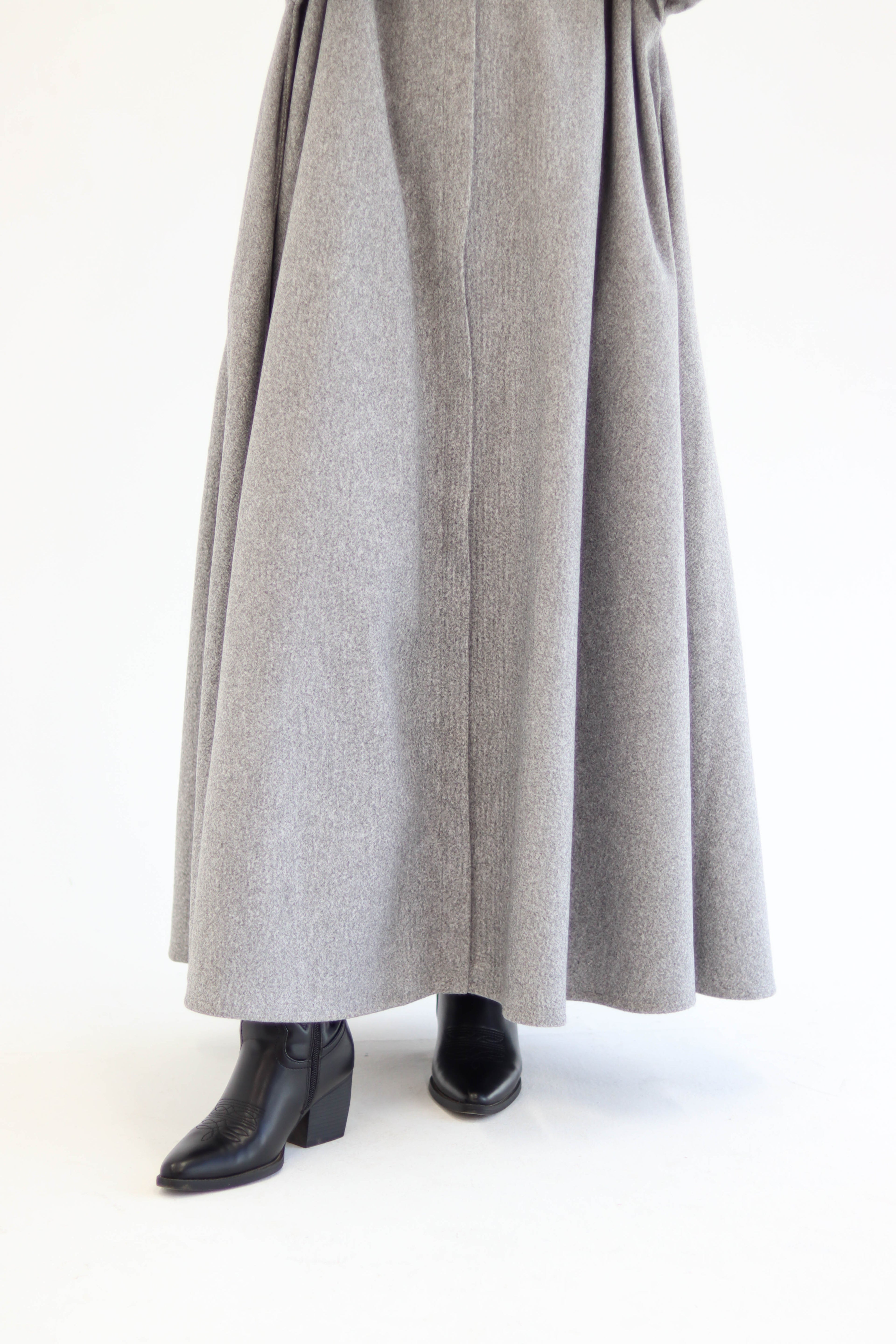 Tiana Dress Coat In Grey
