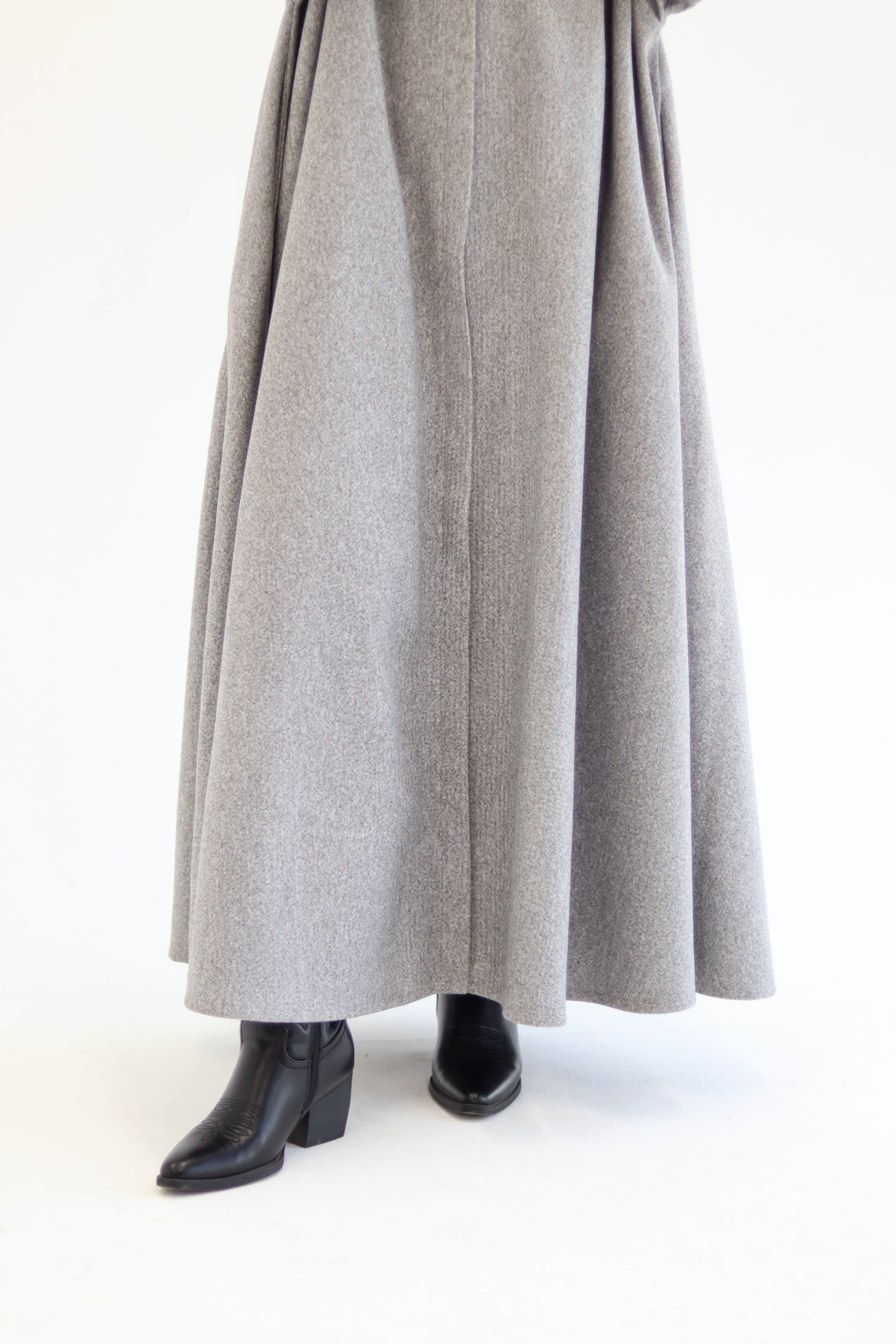Tiana Dress Coat In Grey