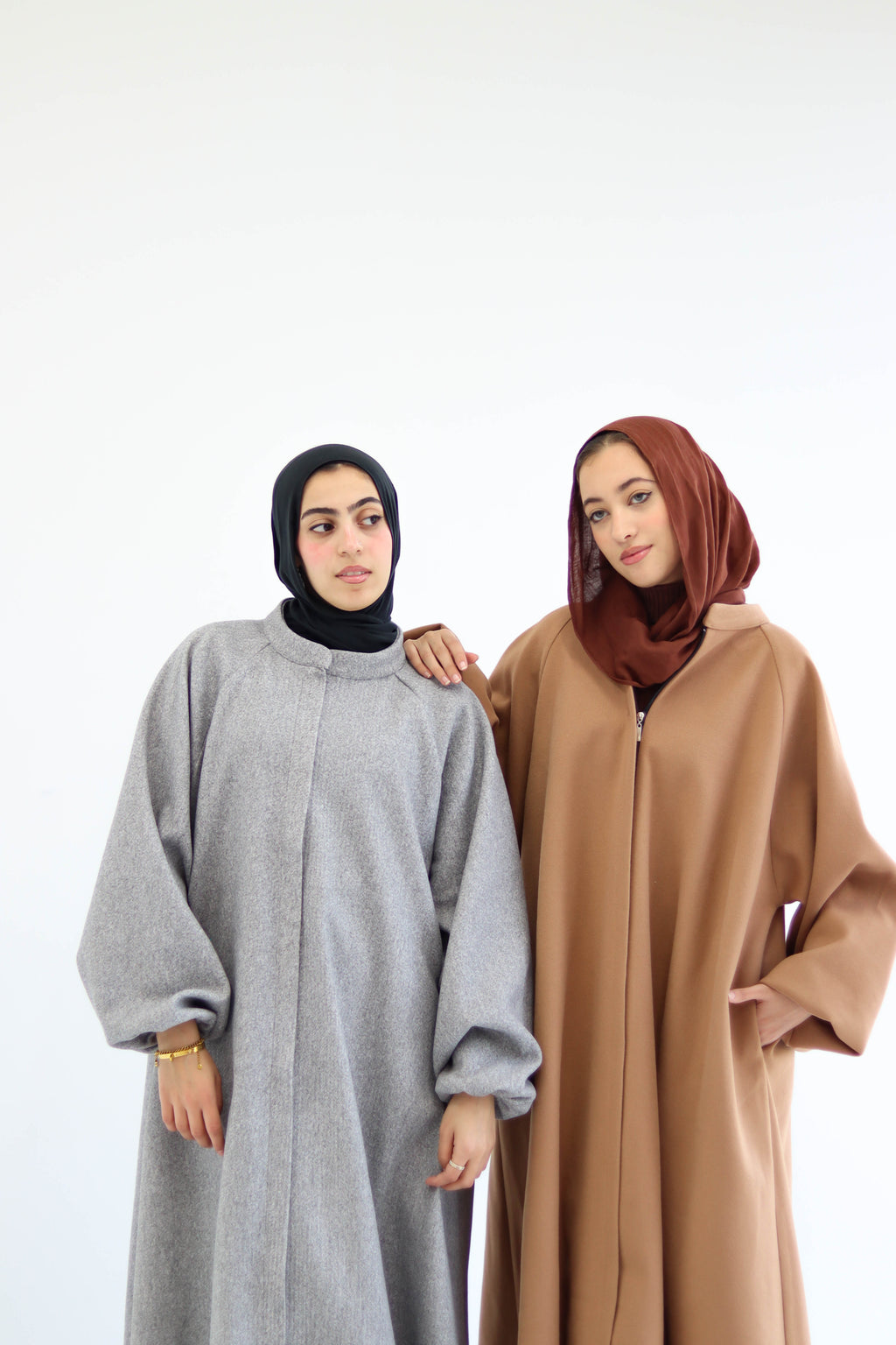 Tiana Dress Coat In Grey