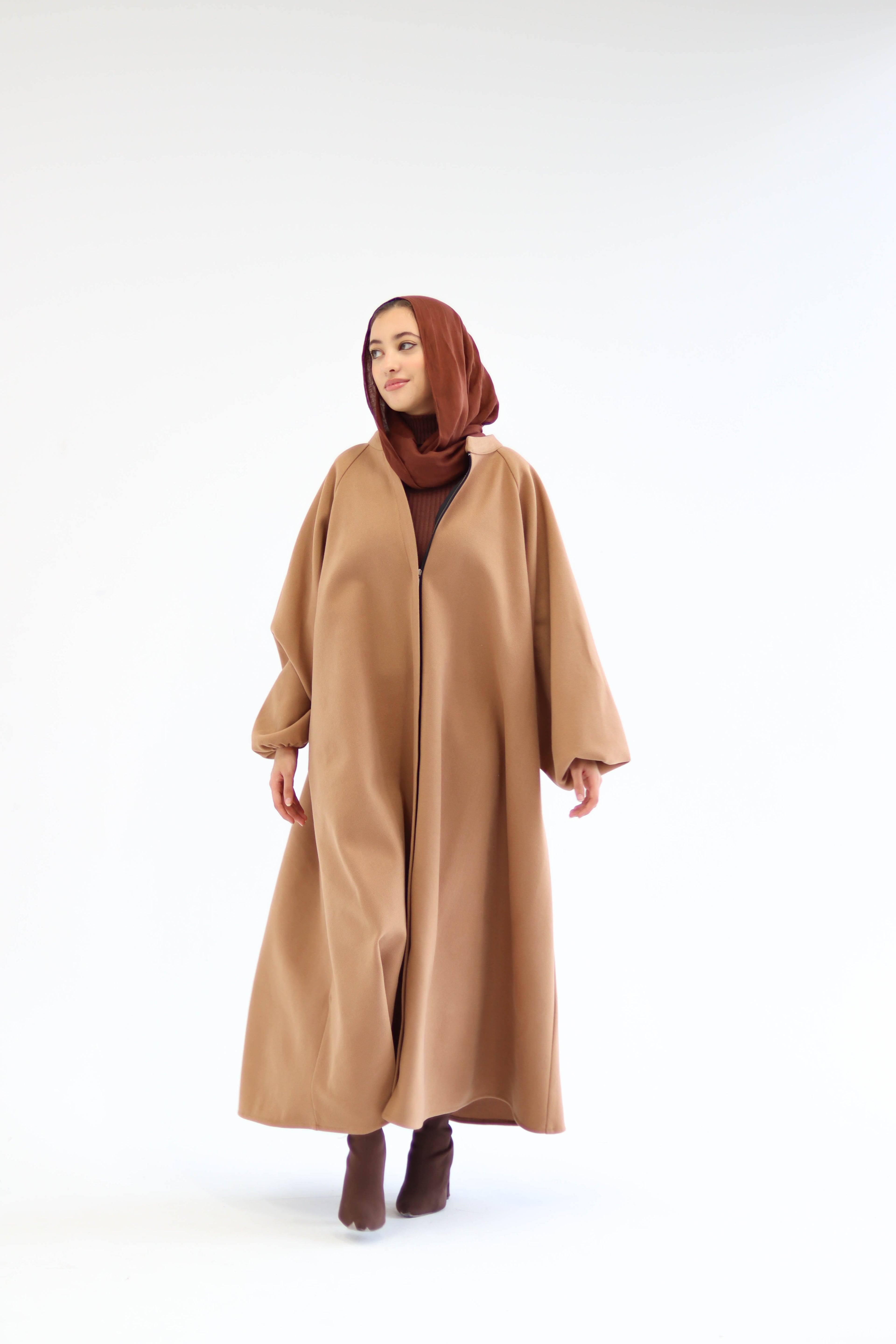 Tiana Dress Coat In Cafe