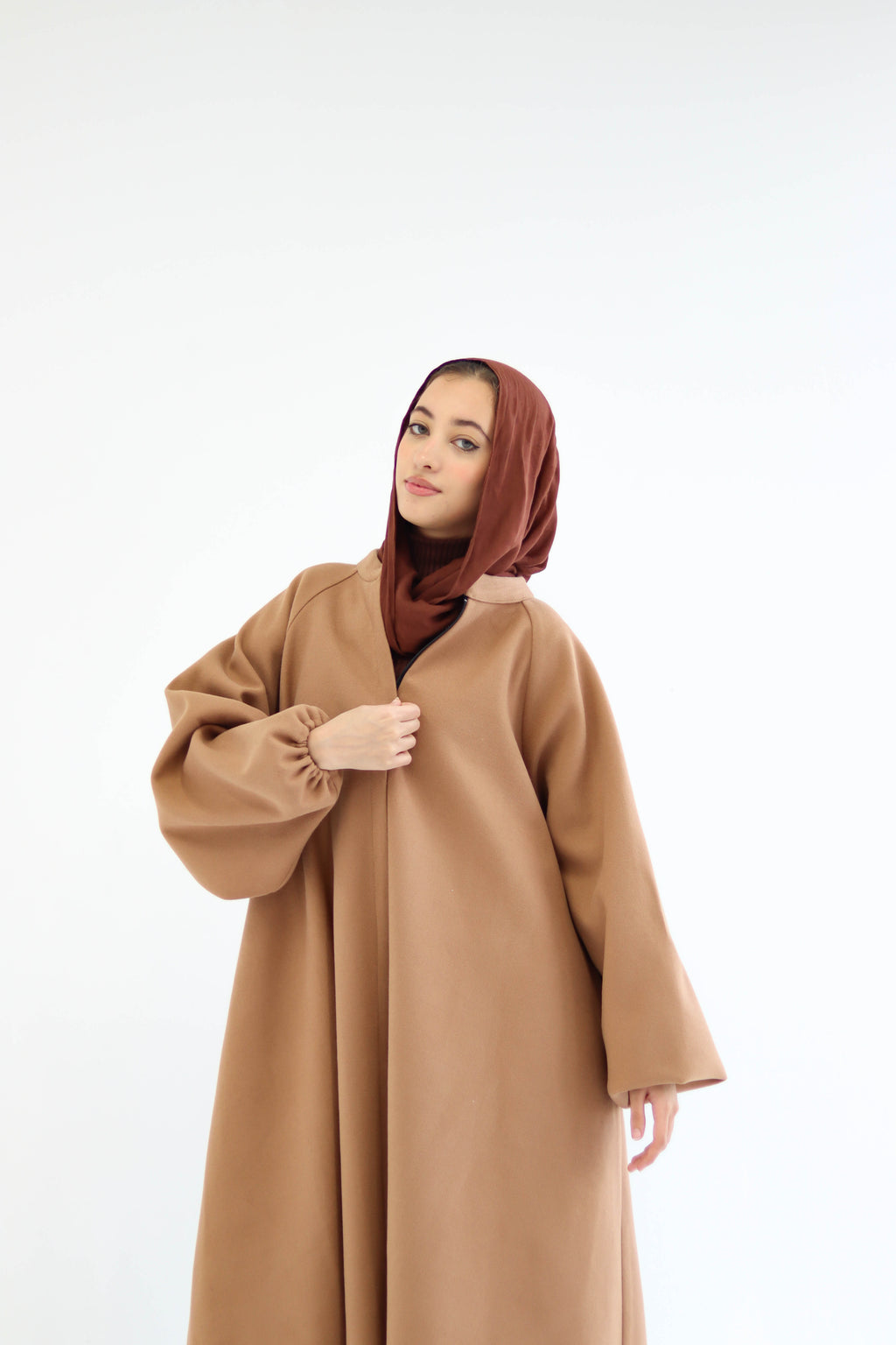 Tiana Dress Coat In Cafe