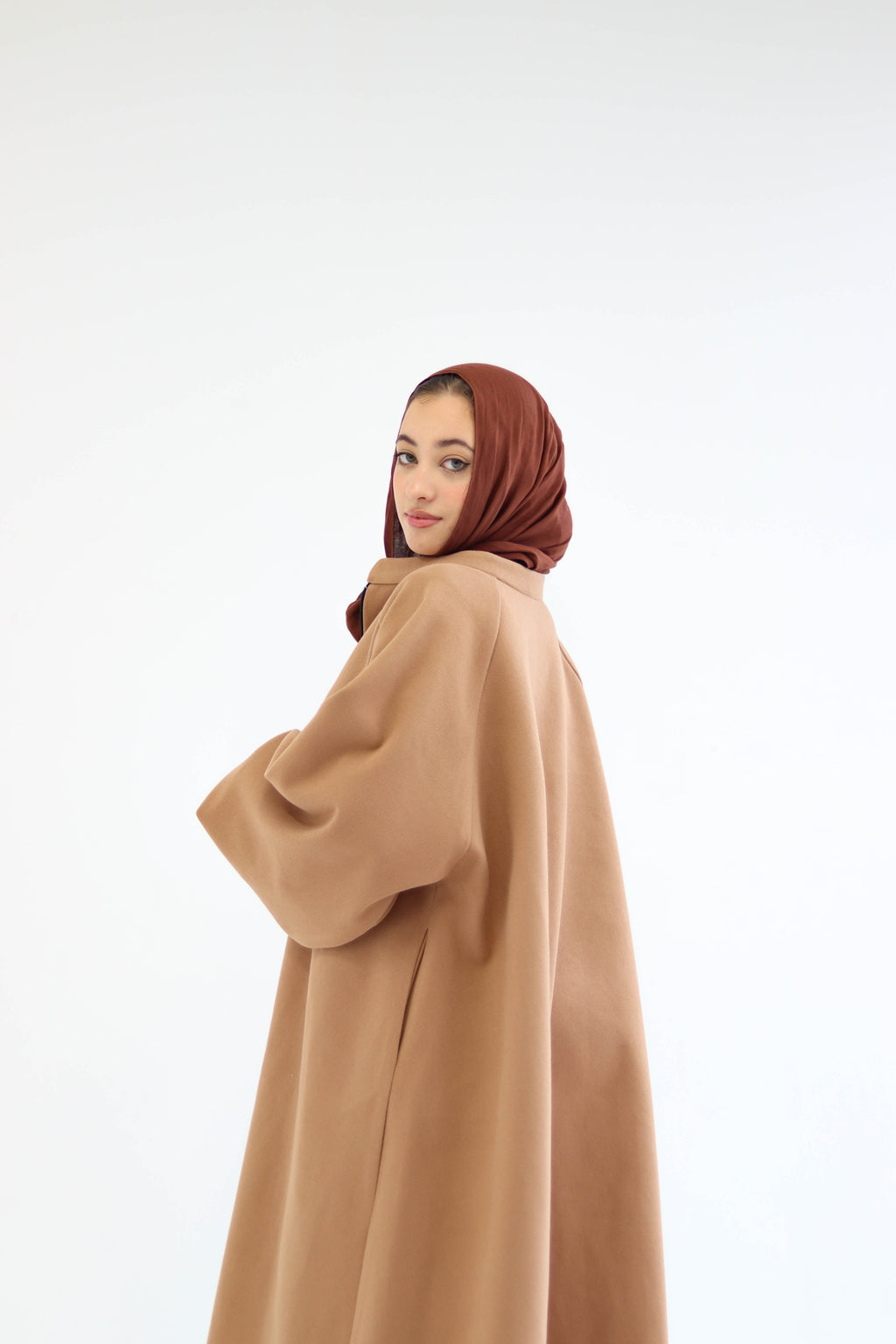 Tiana Dress Coat In Cafe