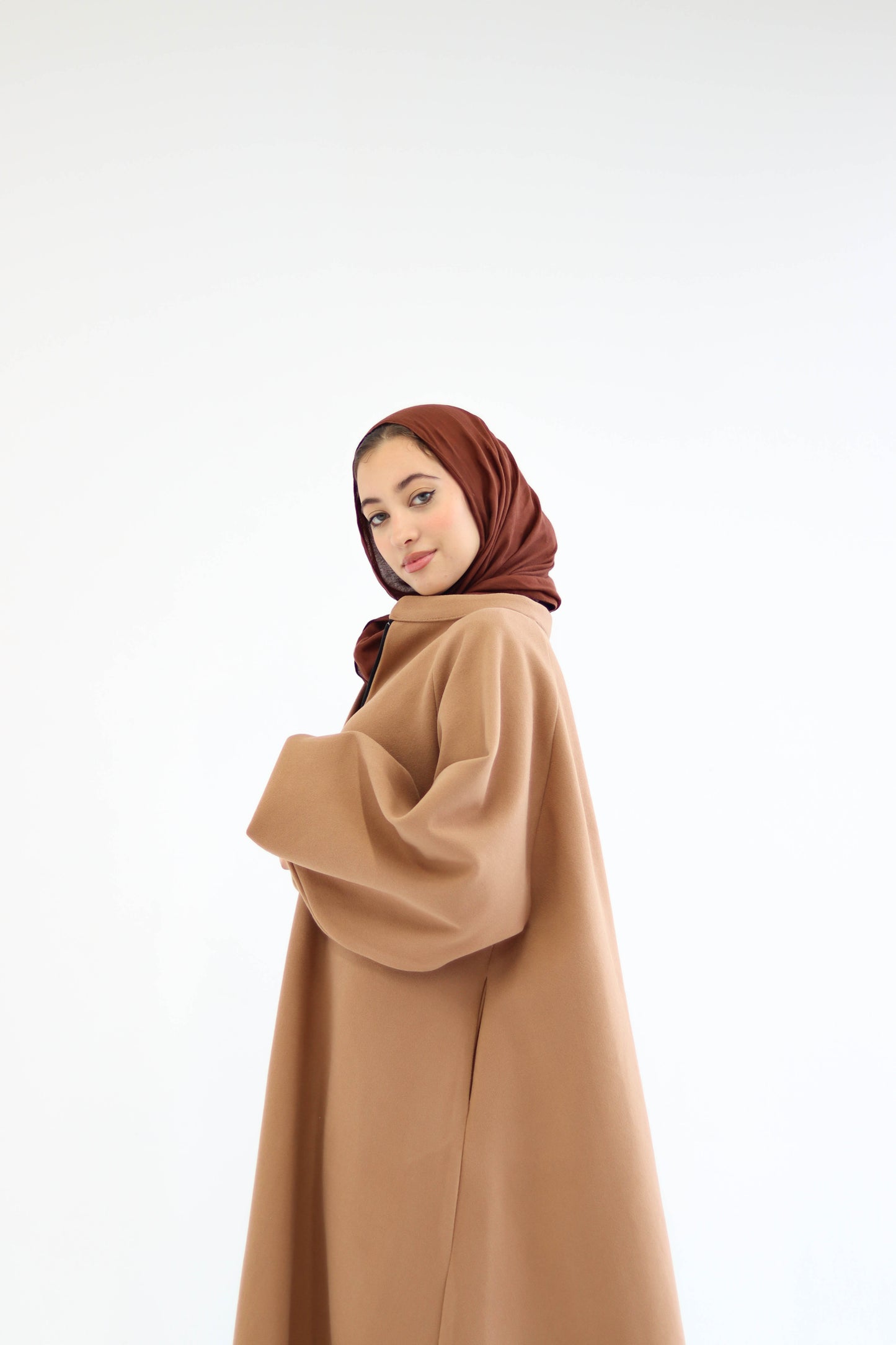 Tiana Dress Coat In Cafe