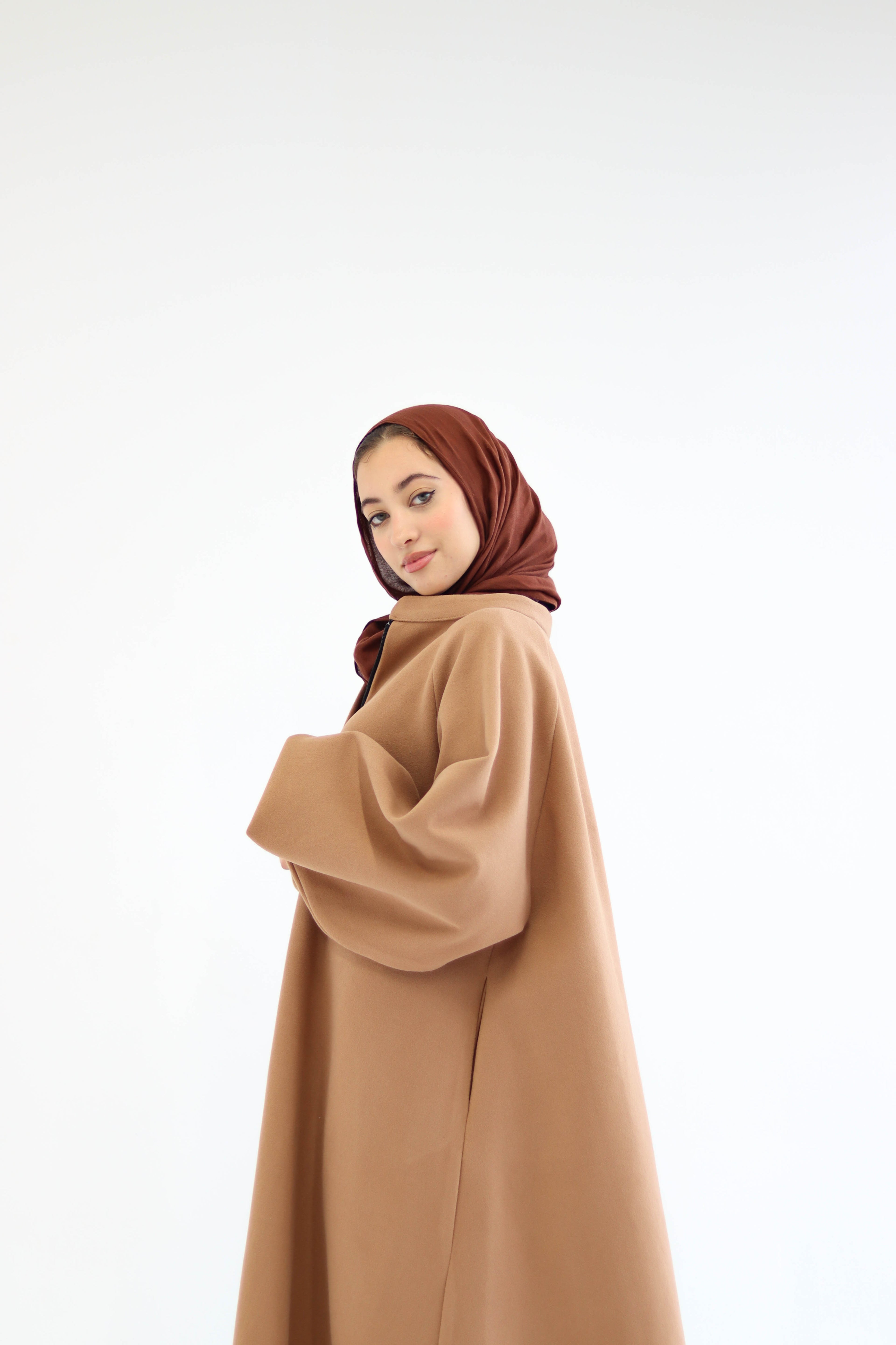 Tiana Dress Coat In Cafe
