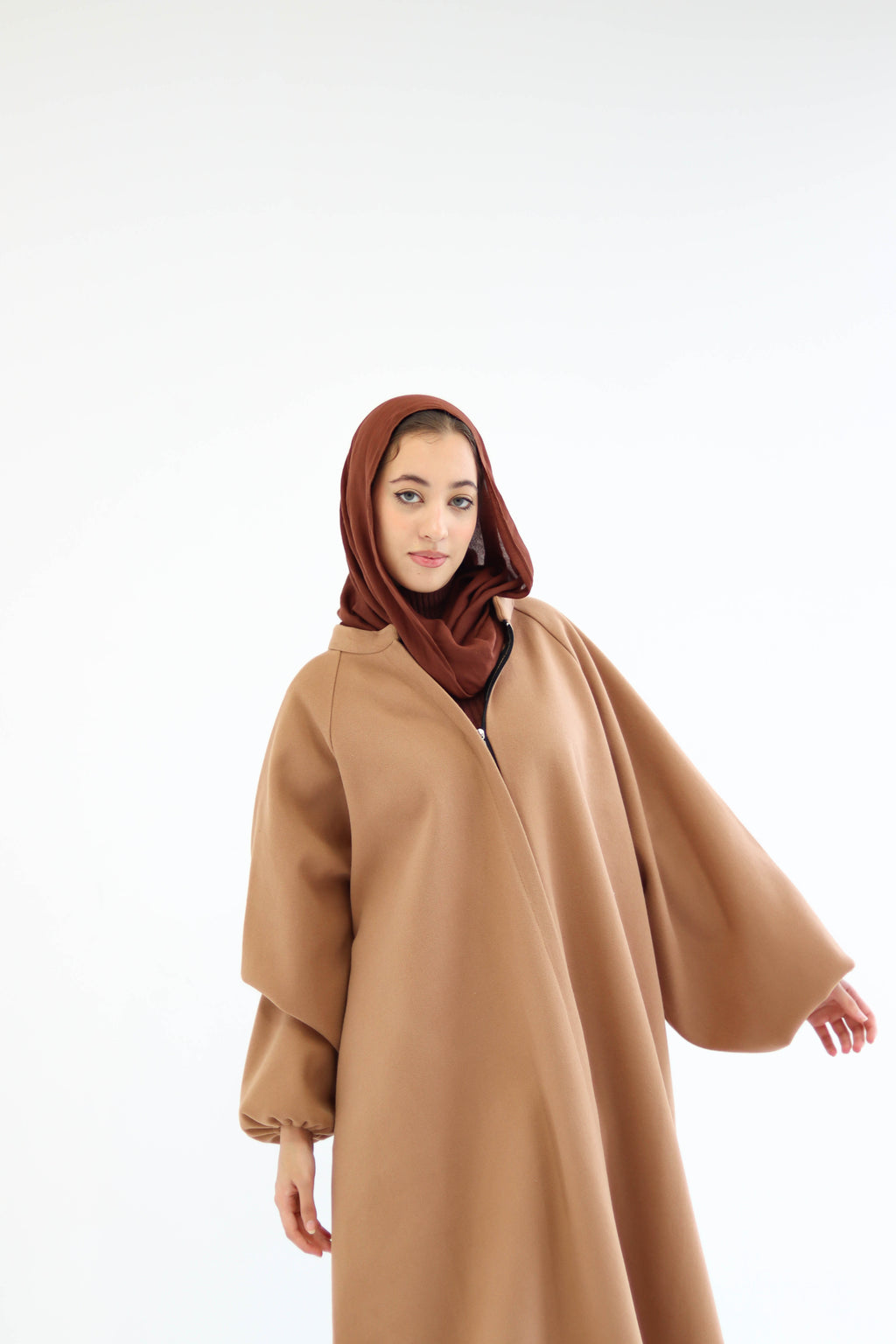 Tiana Dress Coat In Cafe