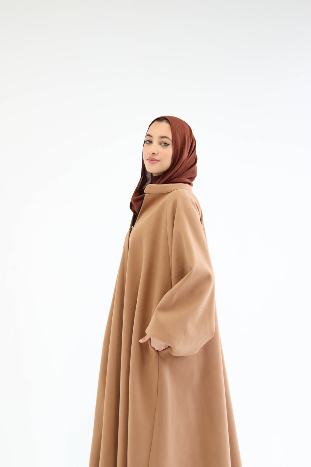 Tiana Dress Coat In Cafe