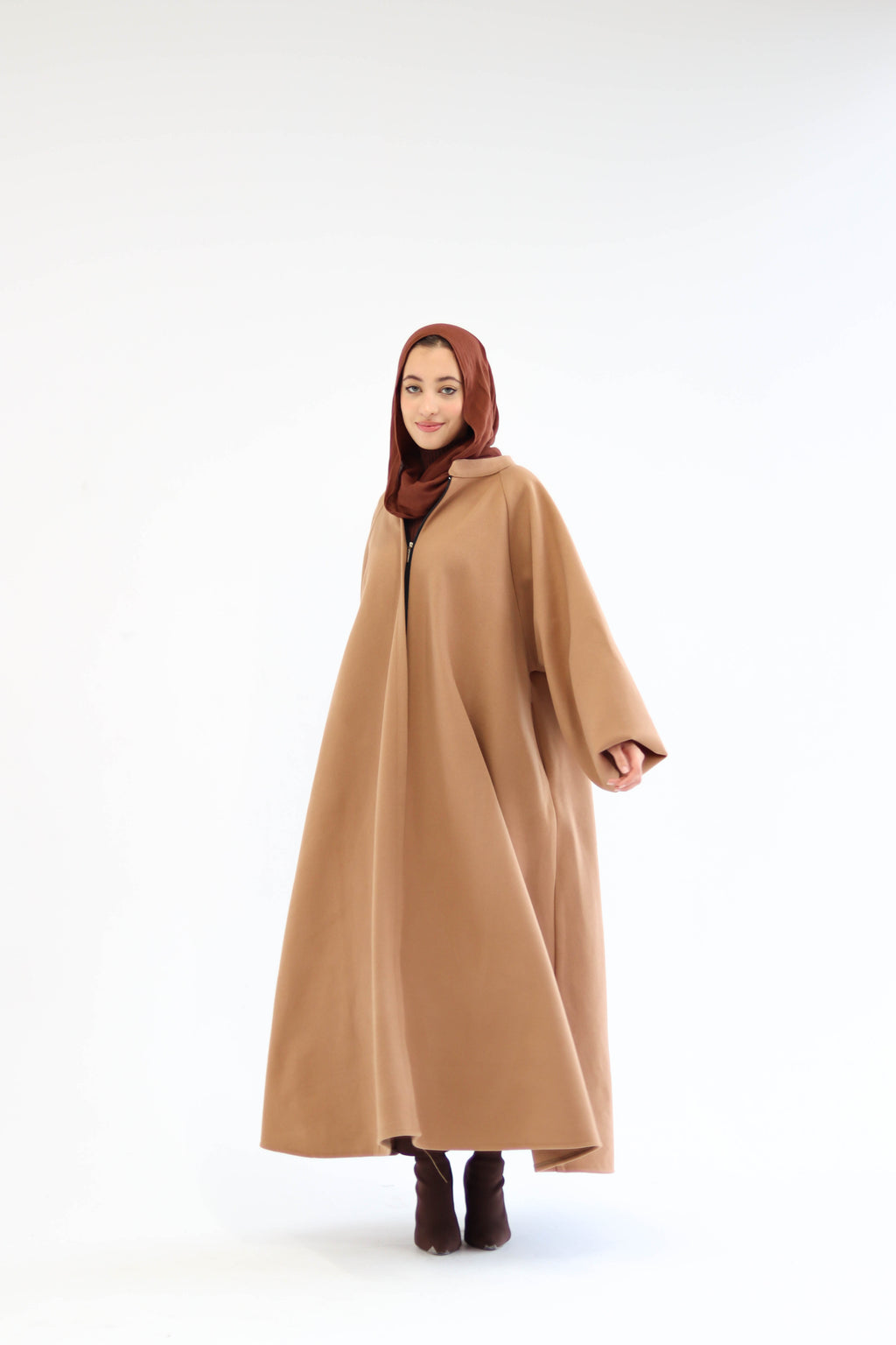 Tiana Dress Coat In Cafe