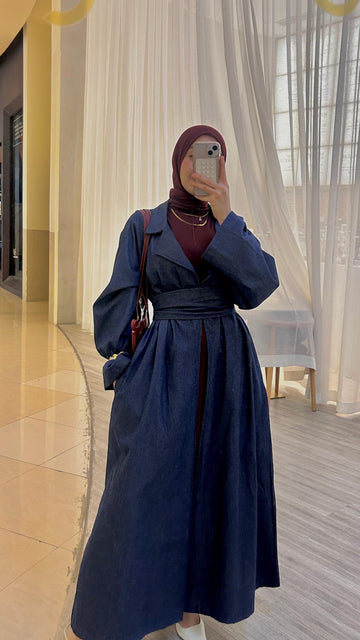 Angilia Coat In Jeans