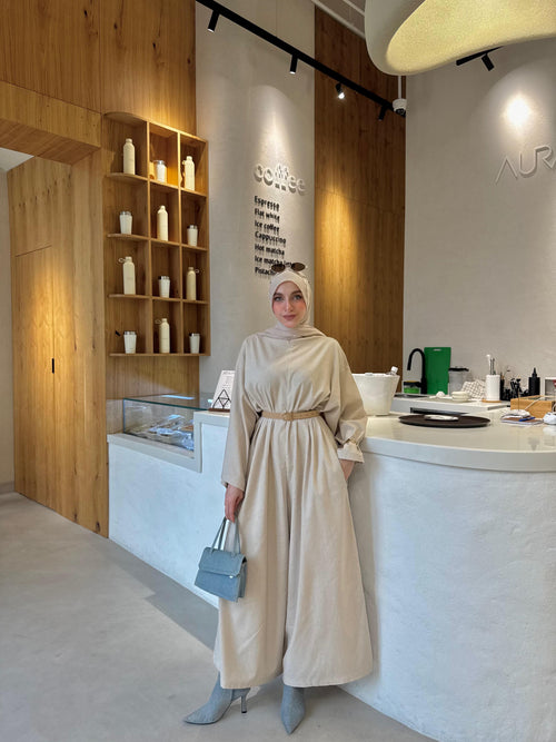 Angilia Jumpsuit Long-Sleeves Pure-Linen