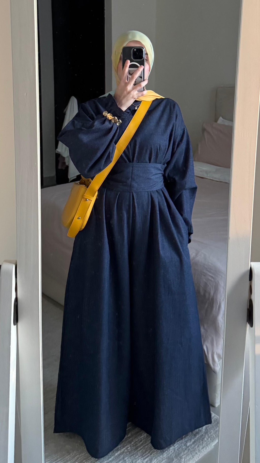 Angilia Jumpsuit (Long-Sleeves) In Jeans