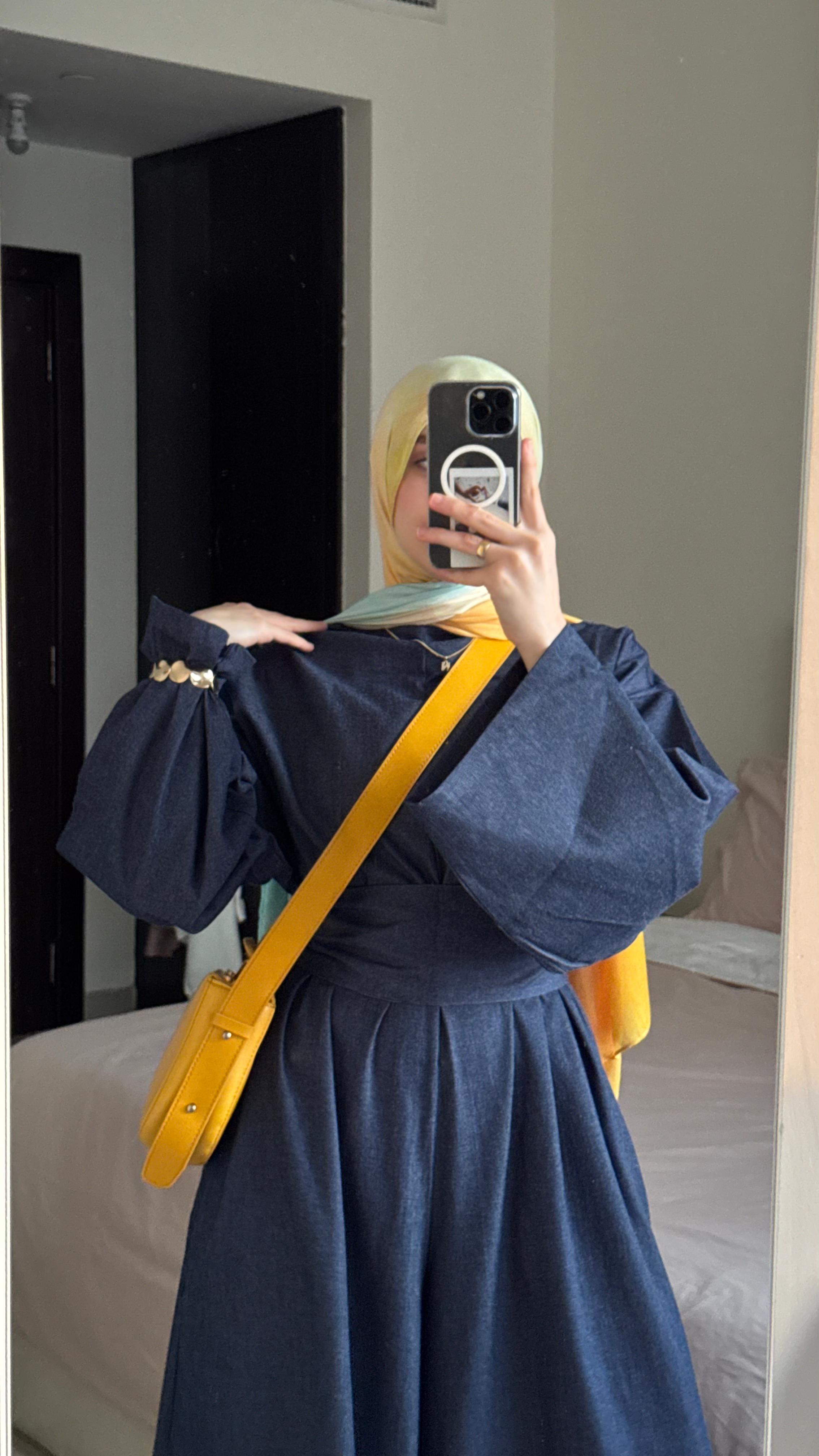 Angilia Jumpsuit Long-Sleeves In Jeans