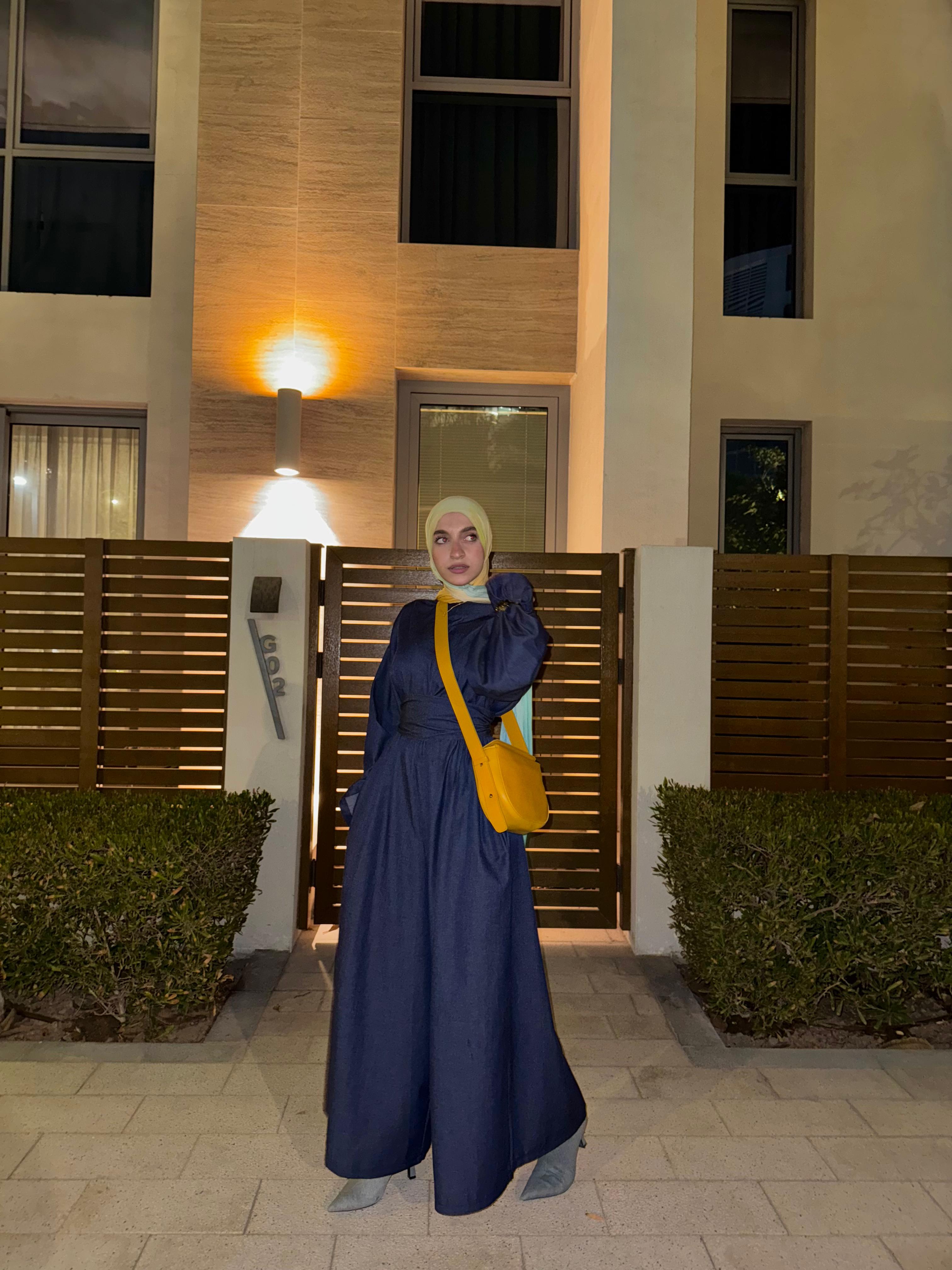 Angilia Jumpsuit Long-Sleeves In Jeans