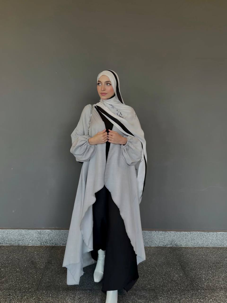 Melissa Set|Cardigan|Pants In Grey