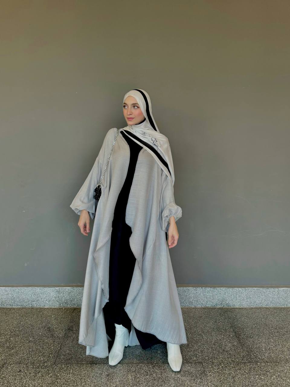Melissa Set|Cardigan|Pants In Grey