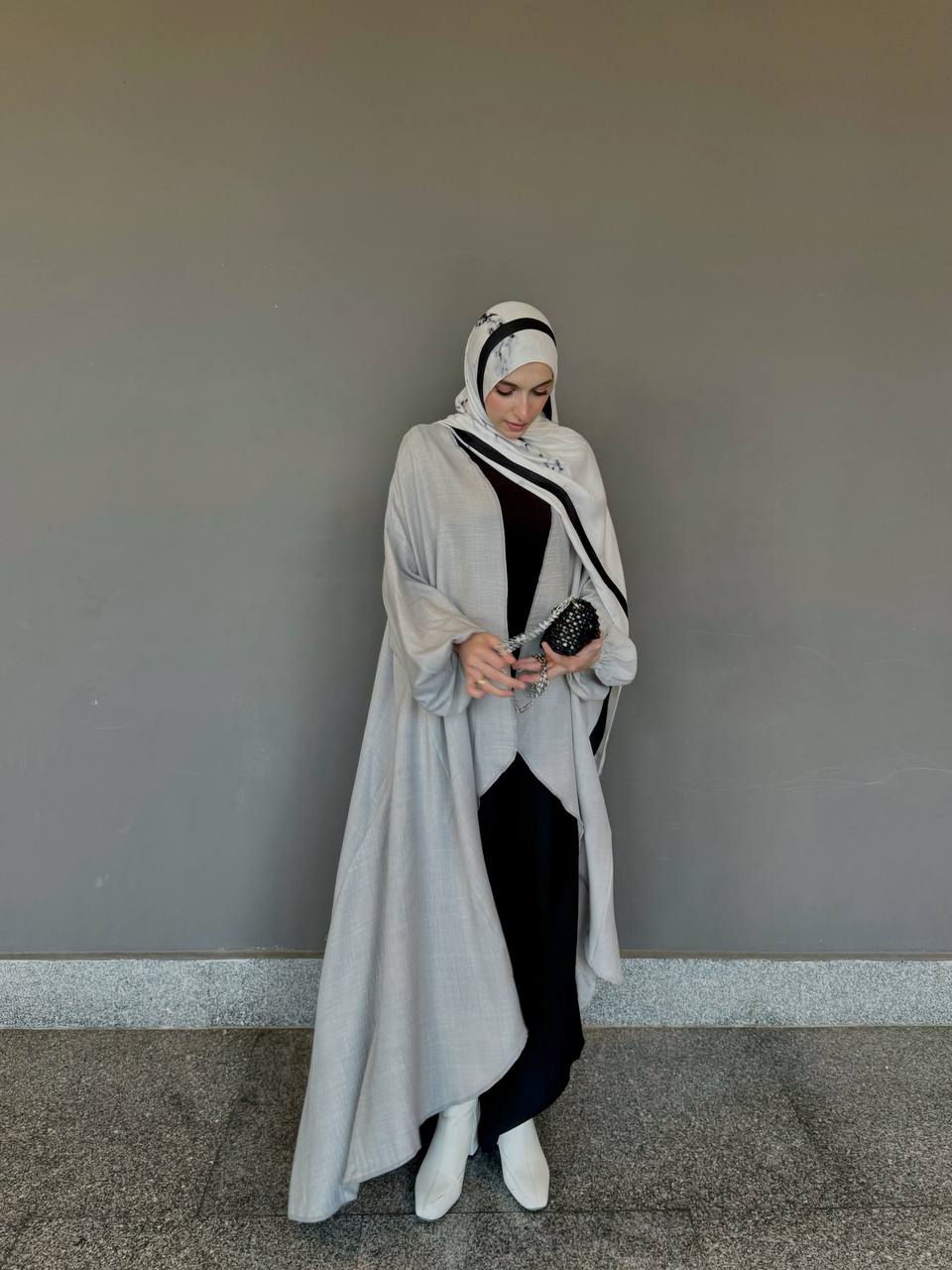 Melissa Set|Cardigan|Pants In Grey