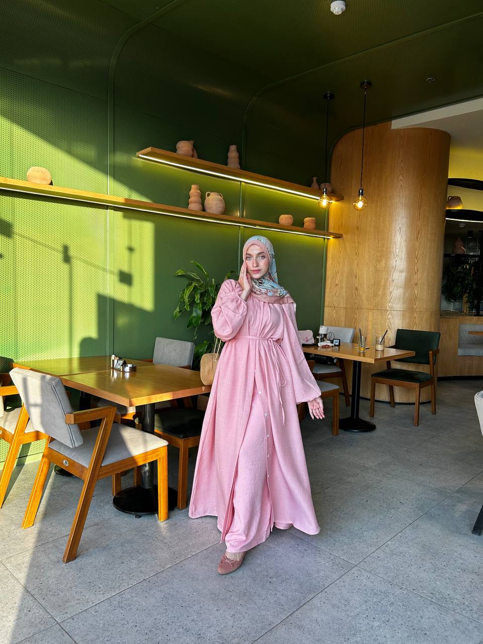 Nivian Set In Pink