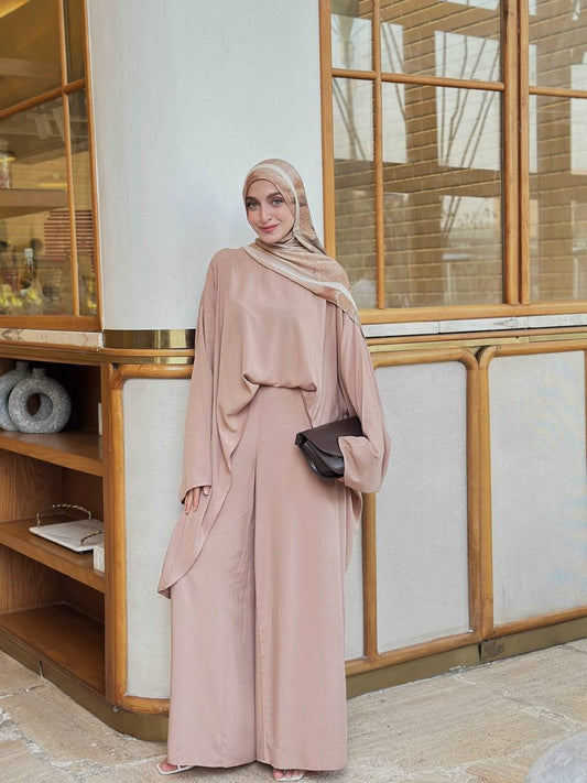 Liliana Set|Blouse|Pants In Cafe