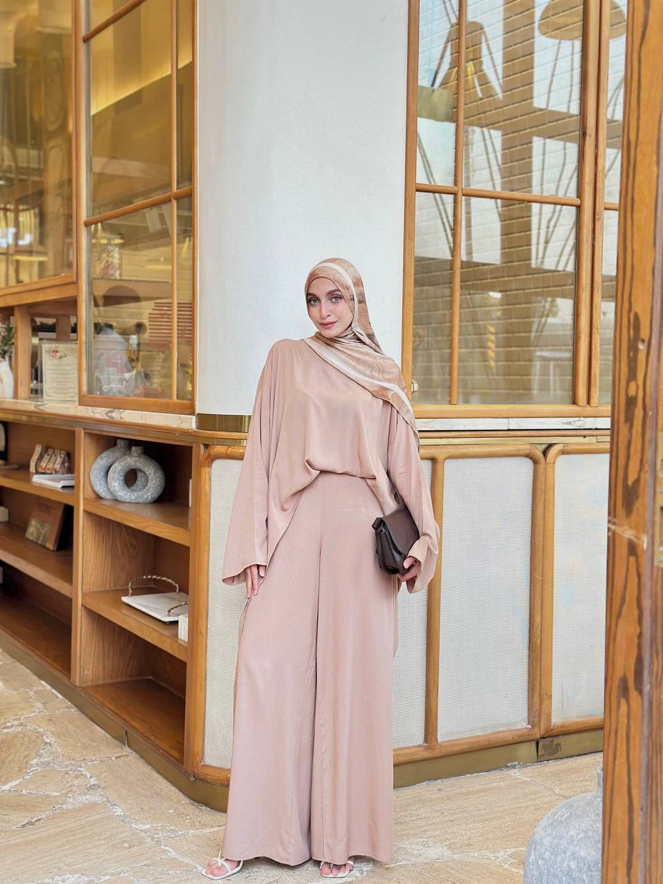 Liliana Set|Blouse|Pants In Cafe