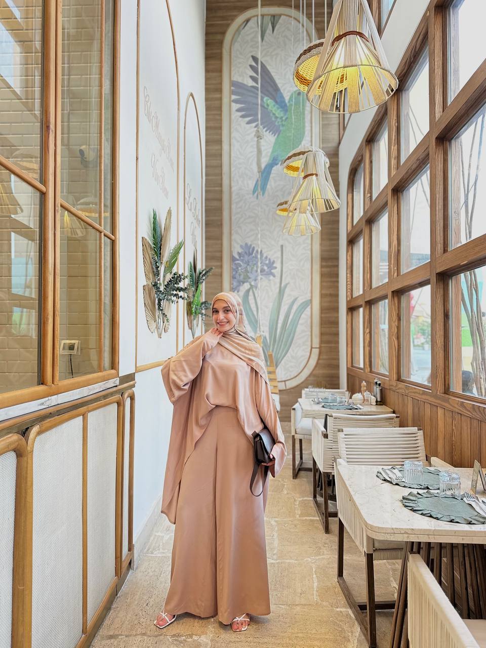 Liliana Set|Blouse|Pants In Cafe