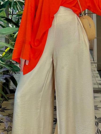 Melissa Set|Cardigan|Pants In Light-Beige