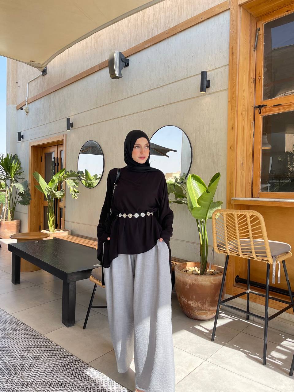 Melissa Set|Cardigan|Pants In Grey