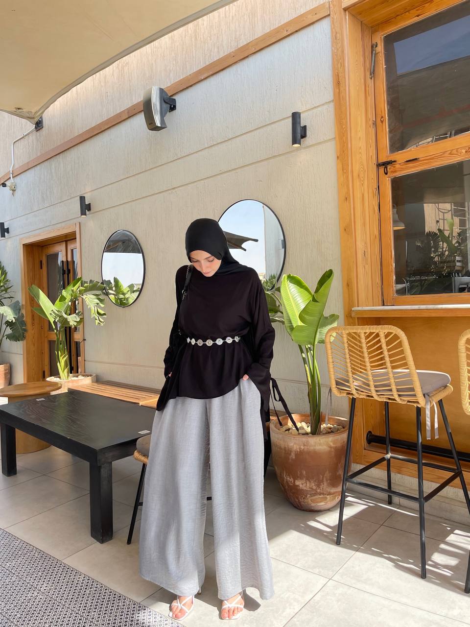 Melissa Set|Cardigan|Pants In Grey