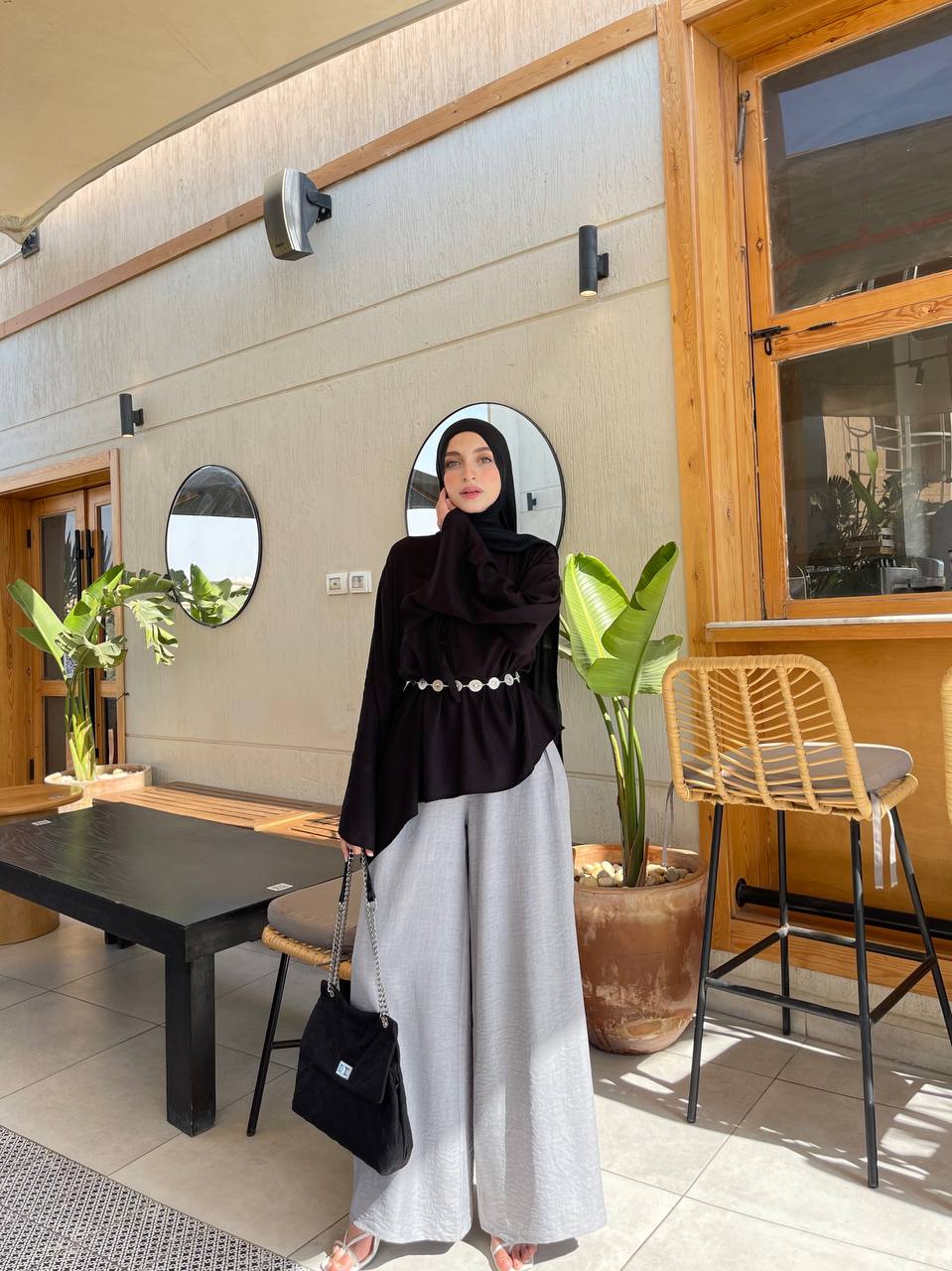Melissa Set|Cardigan|Pants In Grey