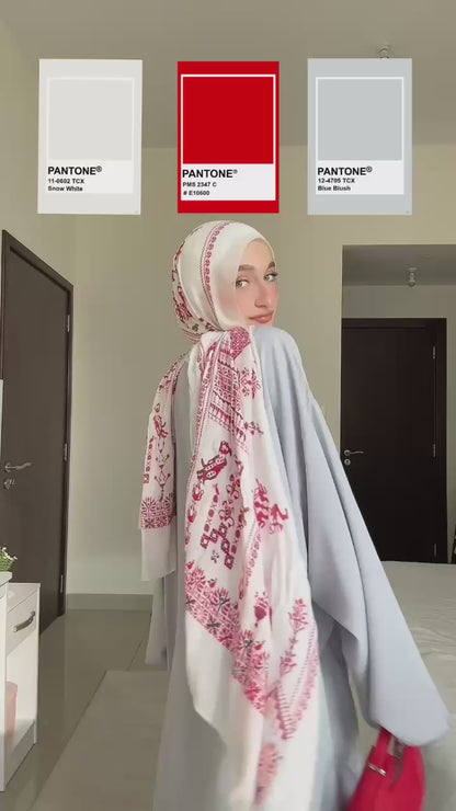 Liliana Set|Blouse|Pants In Light-Grey