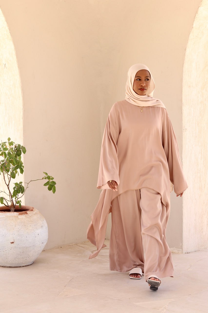 Laiana Set|Blouse|Pants In Cafe