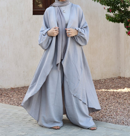 Melissa Set|Cardigan|Pants In Grey