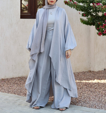 Melissa Set|Cardigan|Pants In Grey