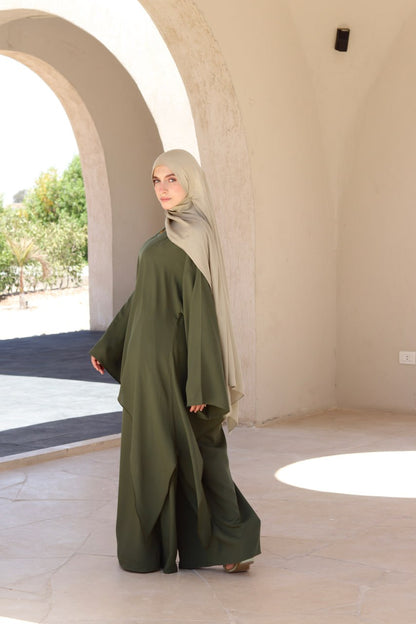 Laiana Set|Blouse|Pants In Olive-Green
